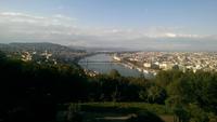 Budapest - Blick vom Gellertberg auf Buda und Pest