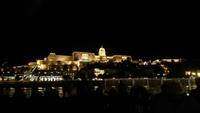 Budapest bei Nacht - Blick auf das Schloss