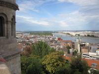 Budapest - Blick von der Fischerbastei zur Margareteninsel