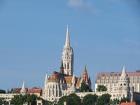 Einfahrt in Budapest - Blick zur Fischerbastei