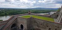 Bratislava - Blick von der Pressburg zur Donau