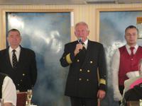 Verabschiedung durch den Kapitän