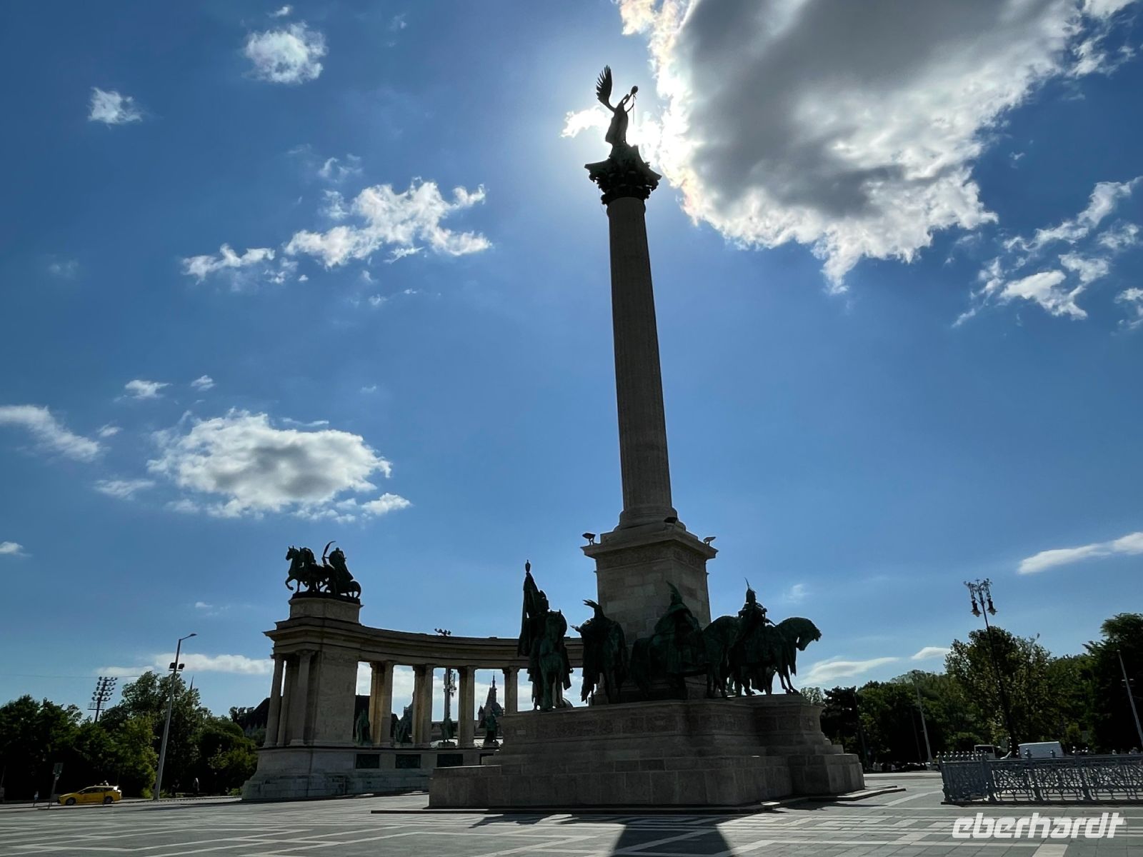 Das Milleniumsdenkmal auf dem Heldenplatz