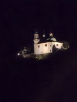 Blick zur Leopoldskirche auf dem Leopoldsberg