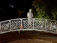 1. Tag – Abendspaziergang entlang der Donau in Budapest – Imre-Nagy-Denkmal