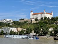 3. Tag – Bratislava – MS Fidelio vor der Burg