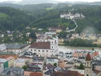 Blick von der Veste Oberhaus in Passau