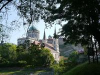 Blick auf die Basilika in Esztergom