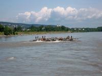 Im Hintergrund Klosterneuburg