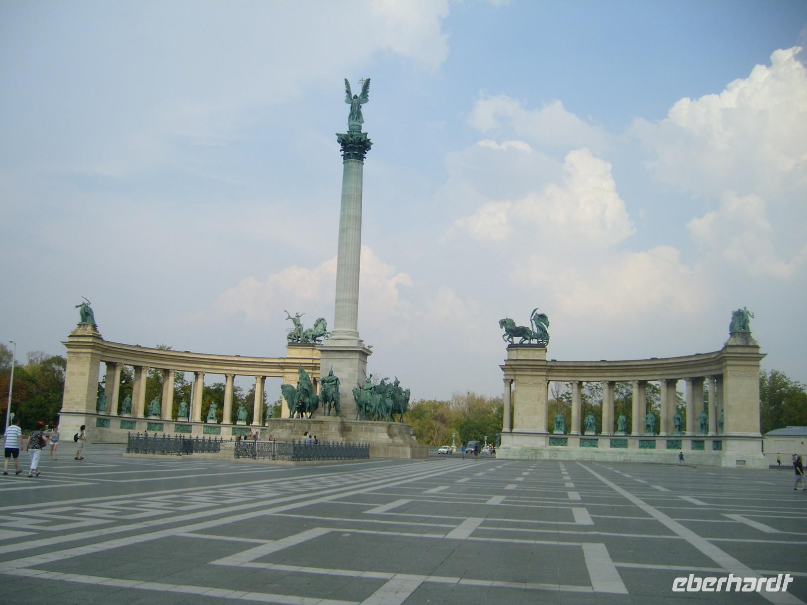 der Heldenplatz in Bufapest