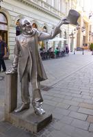 Schöner Nàci - Statue, Bratislava