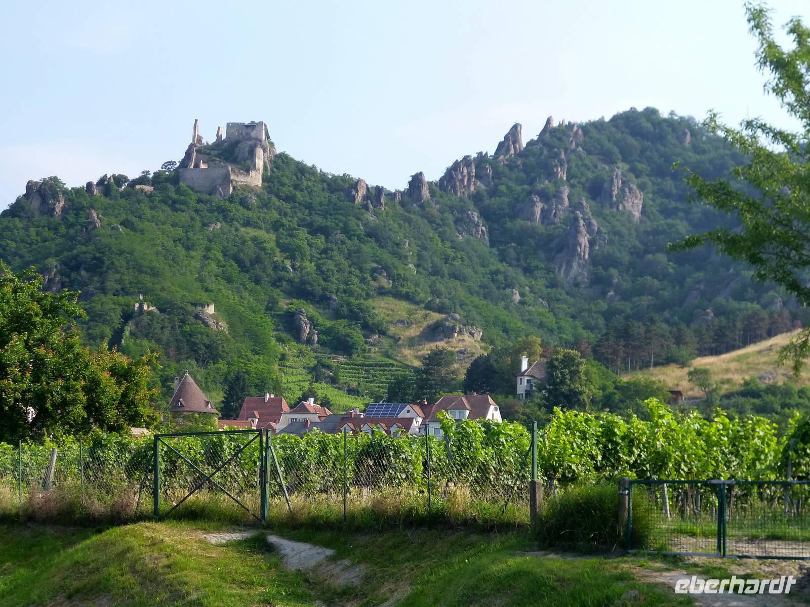 Blick auf die Kuenringerburg, Dürnstein 