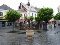 Szentendre-Pestsäule auf dem Fo tér (Hauptplatz)