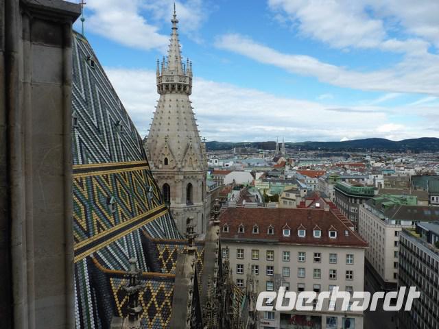 Blick auf die Dächer von Wien