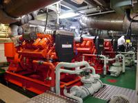 im Maschinenraum der MS Rossini