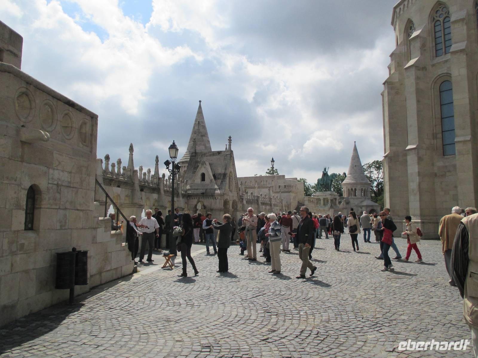 Blick auf die berühmte Fischerbastei von Budapest