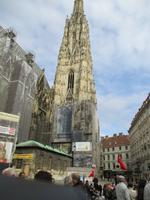 Der Turm des Stephansdoms, des Wahrzeichens von Wien
