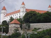Blick auf die Burg von Bratislava