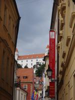 Blick auf die Burg von Bratislava