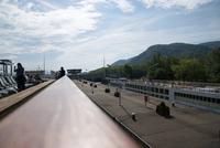 MS Rossini in der Schleuse