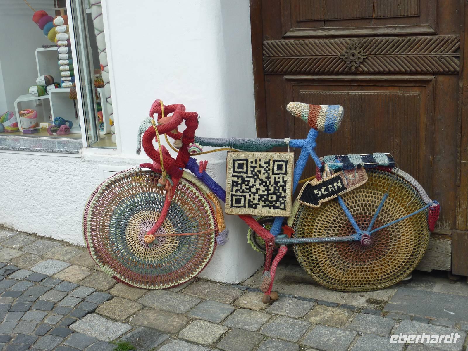 Die Fahrräder mussten hier auch nicht frieren ;)