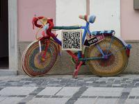 Modernes Fahrrad in Melk