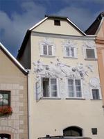 Schöne Fassade