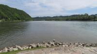 Zusammenfluss von Donau und Inn in Passau