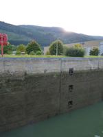 in einer Schleuse