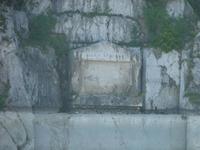 Tabula Traiana auf der serbischen Seite