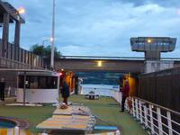 Schleuse auf der Donau