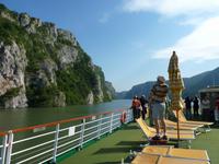 Einfahrt zum Eisernen Tor Kataraktenstrecke