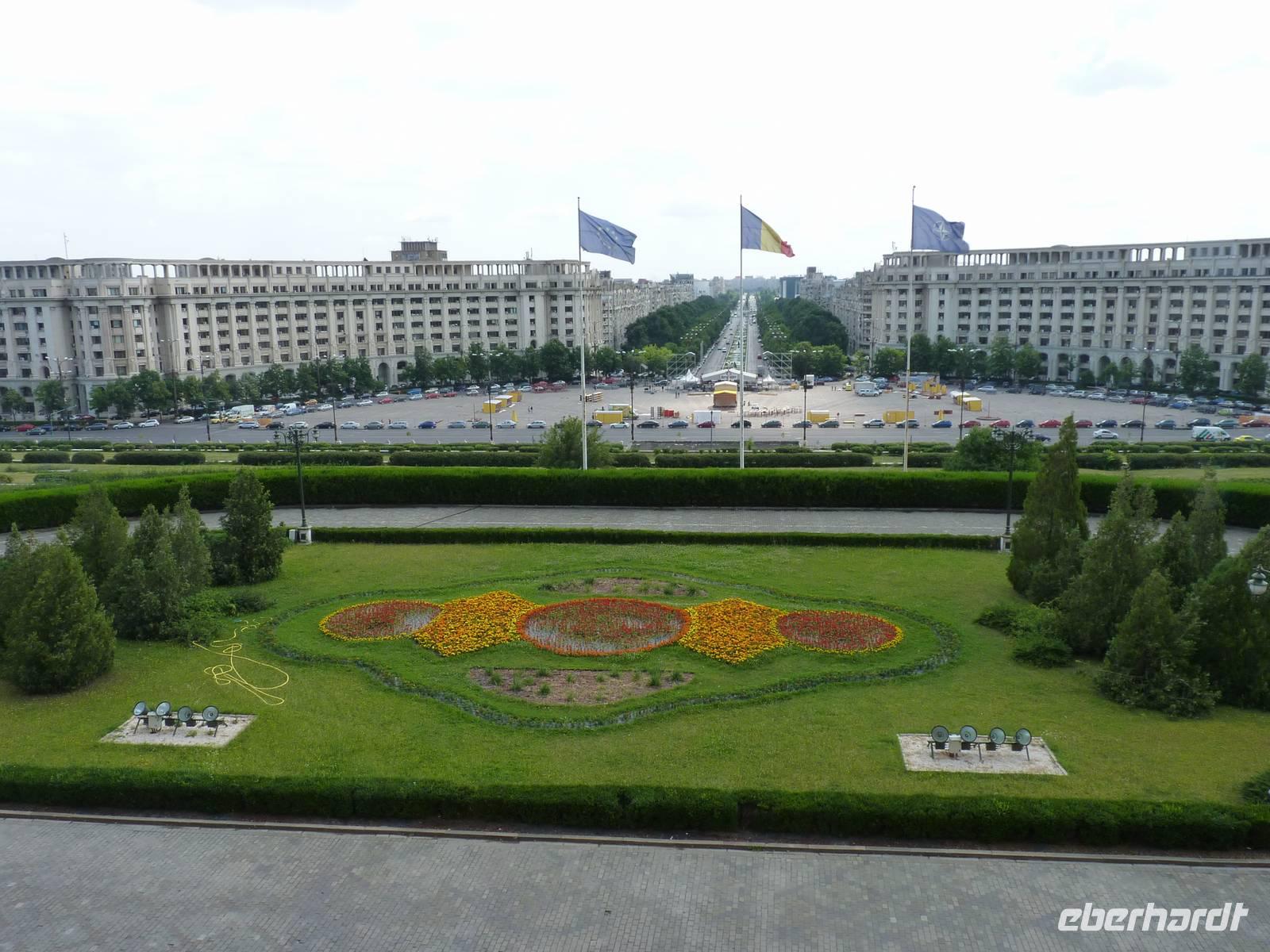 Bukarest - rund ums Parlament