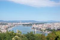 Blick vom Gellertberg auf Budapest
