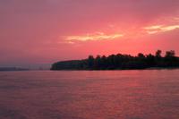 Romantischer Sonnenuntergang