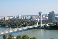 Neue Brücke mit UFO-Restaurant