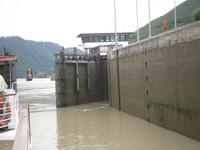 in der Schleuse Jochenstein