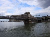 Donau - Kettenbrücke in Restauration