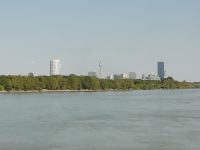 Mit einem Blick auf die UNO-City verabschieden wir uns von Wien 