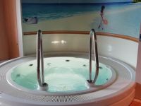 Im Wellnessbeich unseres Schiffes 