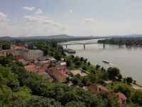 Blick von der Basilika auf die Donau 
