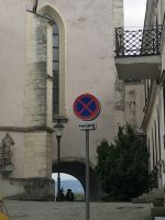 7.5.24 Ybbs - Pfarrkirchen- einmalig die Durchfahrt direkt integriert in den Kirchenbau