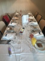 11.5.24 Bratislava - heute Verabschiedung durch die Schiffsleitung & mit Gala - Menü