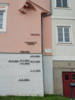 So hoch stand hier schon das Wasser 