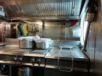 Besichtigung der Küche 