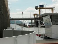 Fahrt in die Schleuse Derdap I