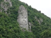 Das mächtige Steinbild von Decebal