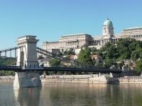Blick zur Burg in Budapest 