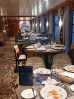 2024 Donaukreuzfahrt: die Belvedere erwartet uns zum Abendmenü