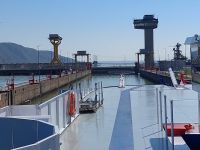 2024 Donaukreuzfahrt: Schleuse Djerdap I